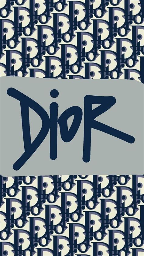 blue dior wallpaper|More.